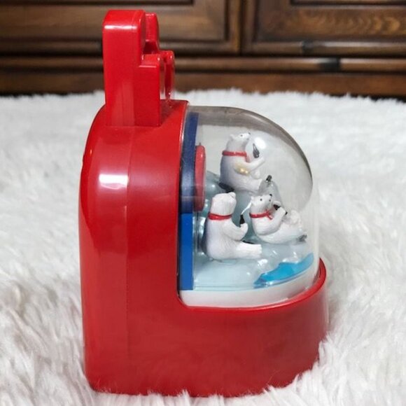 Set of 4 Vintage Coca-Cola Polar Bear Coin Bank + Magnets + Travel Cup with Lid - Picture 5 of 15